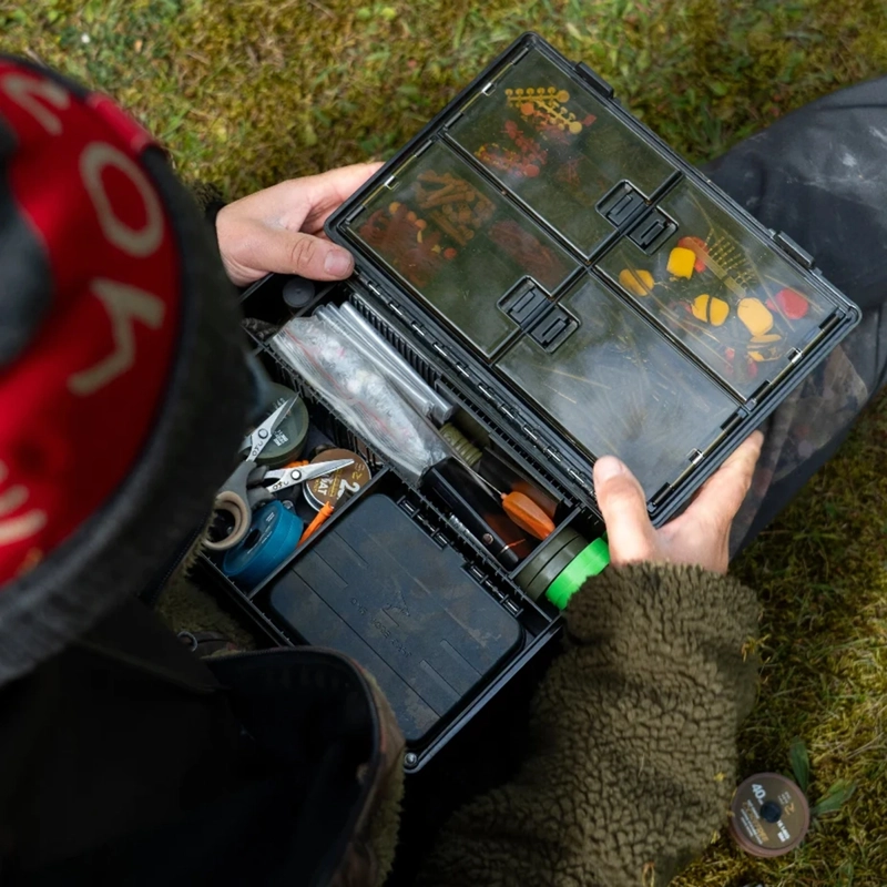 OMC In Too Deep Splash Camo Tackle Box